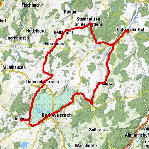 Haidgau - Gasthaus Waldhorn - Sankt Martin - Dorfkapelle Adelshofen