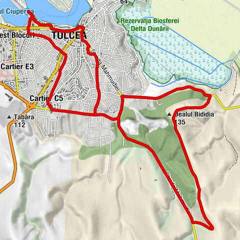 Tulcea Oraș - Cartier C5 - Dealul Bididia - Tulcea
