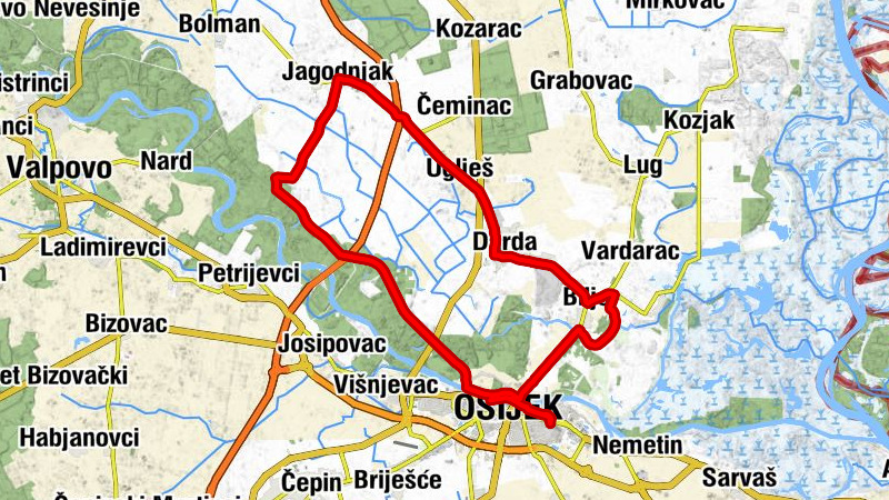 Osijek Donji Grad - Crkva svetog arkanđela Mihaela - Crkva Bezgrešnog začeća Blažene Djevice Marije - Čingi Lingi čarda