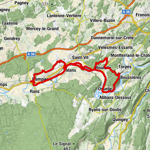Ranchot - Évans - Roset-Fluans - Chapelle Saint-Étienne