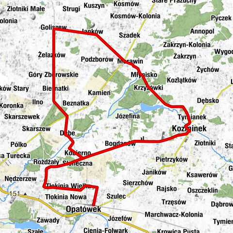 Opatówek - Kościół pw. Niepokalanego Poczęcia Najświętszej Maryi Panny - Kościół pw. Zwiastowania Pańskiego - Opatówek Wąskotorowy