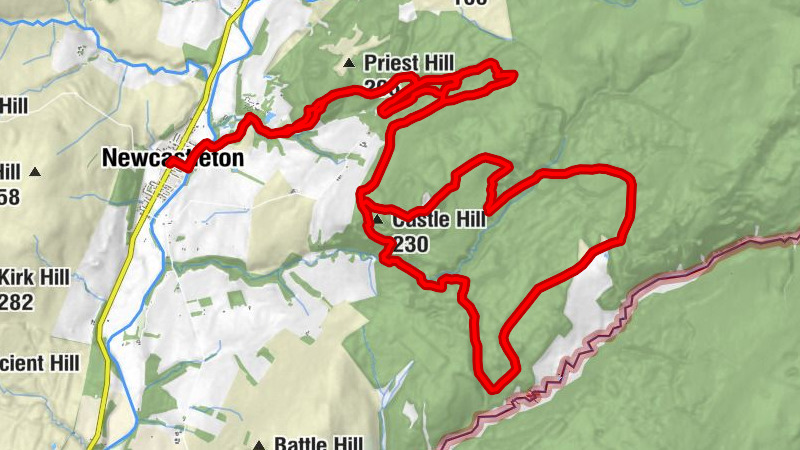Newcastleton - Castle Hill - Tweedenhead - Swarf Hill
