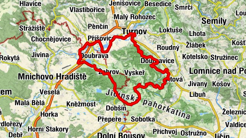 Březina nad Jizerou - Krocan - Filek - Galeon