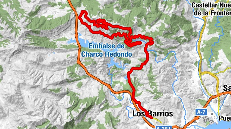 Los Barrios - Urbanización El Chaparral - Mirador del Río - Vega de Moral