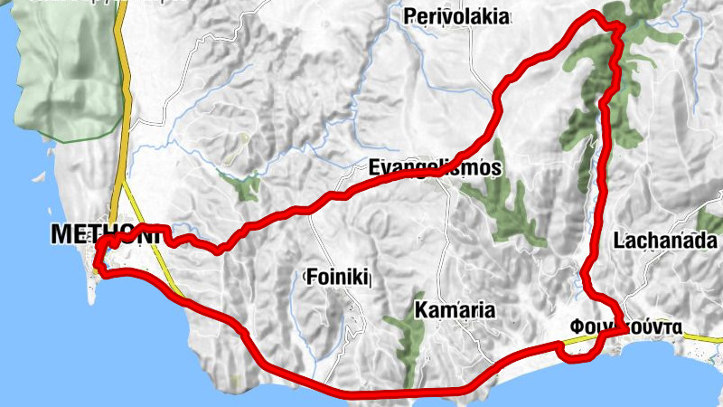 Μεθώνη - Κρητικά - Φοινικούντα - Χουνάκια