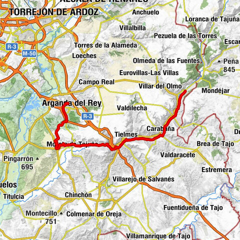 Arganda del Rey - Valdecorzas - Morata de Tajuña