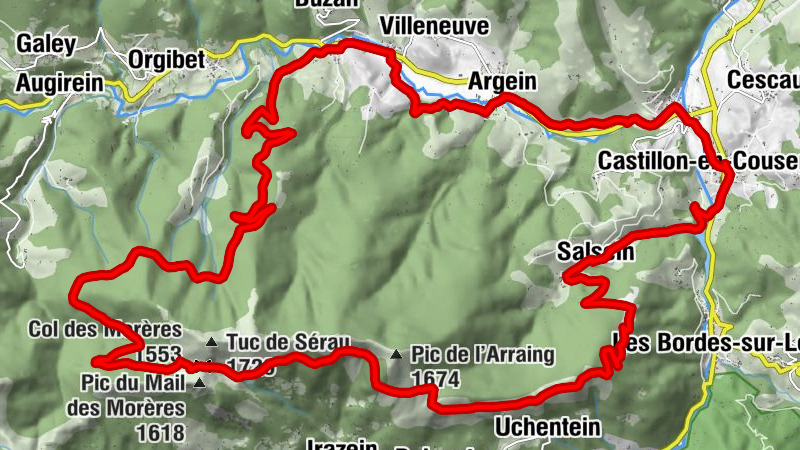 Castillon-en-Couserans - Audressein - Église Saint-Germier - Col des Morères