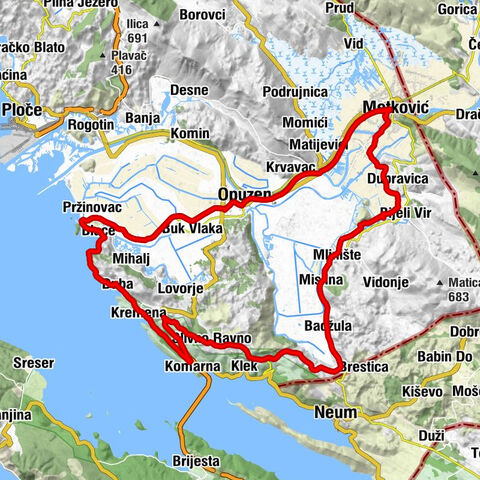 Metković - Sv. Nikola - Sv. Stjepan - Opuzen