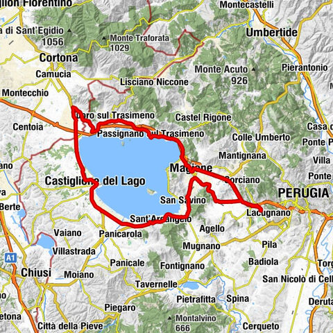 Ellera-Corciano - Al Battibecco - Da Cesare - Chiesa di San Cristoforo