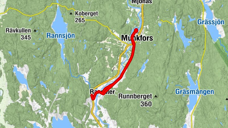 Munkfors kommun - Ransäter - Södra Stensdalen - Munkfors
