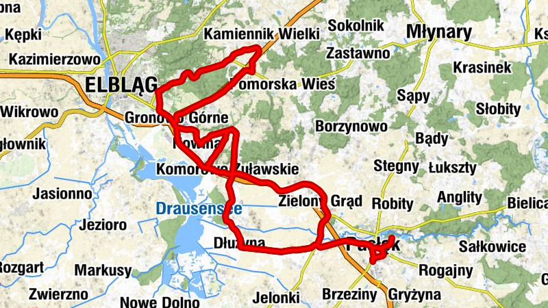 Pasłęk - Elbląg - Kościół ewangelicki Świętego Jerzego