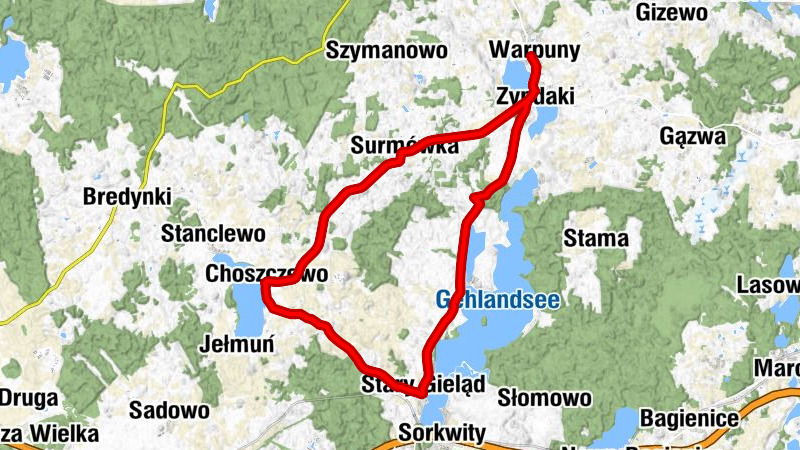 Kościół Ewangelicki - Warpuny - Zyndaki - Pustniki