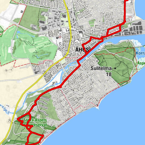 Åhus - Centrum - Södra Äspet