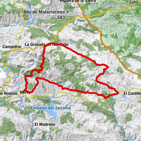 Nerva - El Peralejo - La Granada de Río-Tinto - Puerto de los Manantiales