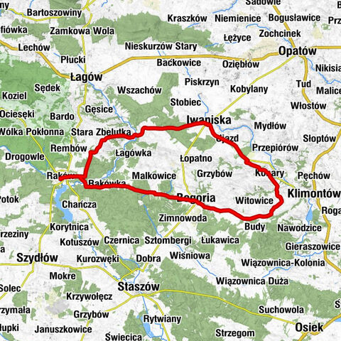 Raków - Kościół pw. Świętego Stanisława Biskupa i Męczennika w Szumsku - Iwaniska - Kościół pw. Świętego Wawrzyńca