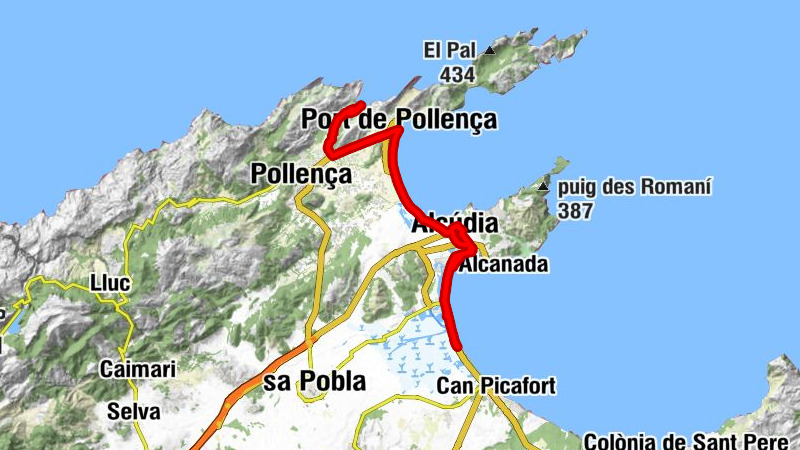Cala Sant Vicenç - Oratori de Santa Anna - Sant Jaume - La Tasca