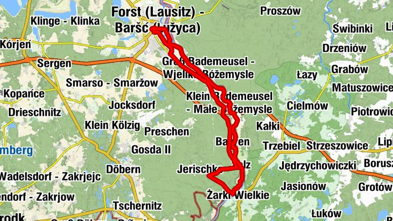 Forst (Lausitz) / Baršć (Łužyca) - Forst (Lausitz) - Baršć (Łužyca) - La Cuev A - Kirche Groß Bademeusel