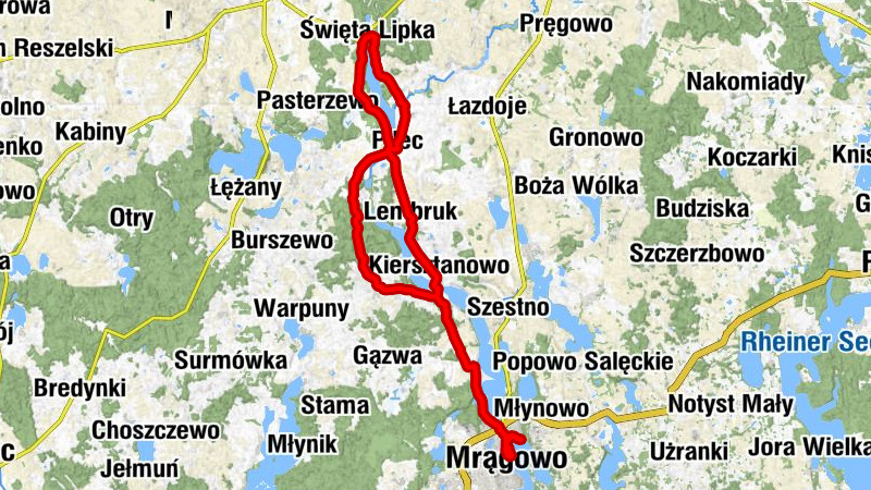 Błękitny Anioł - Kaplica domowa - Kościół pw. Świętego Wojciecha - Święta Lipka