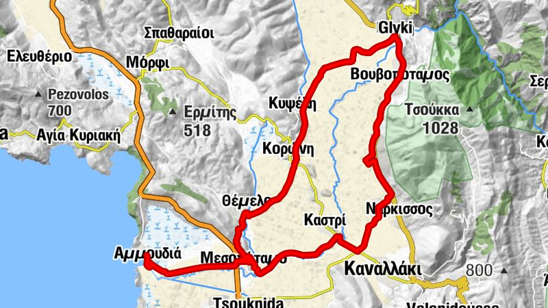 Αμμουδιά - Μεσοπόταμο - Αχερουσία - Άγιος Νικόλαος