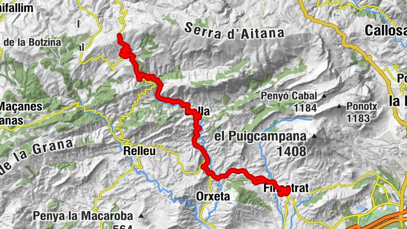 Finestrat - les Forques - Sella - Església de Santa Anna