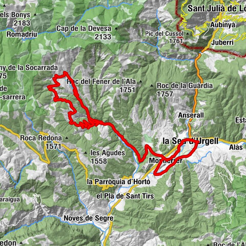 Sant Ermengol - Sant Feliu - Mare de Déu de la Trobada - la Seu d'Urgell