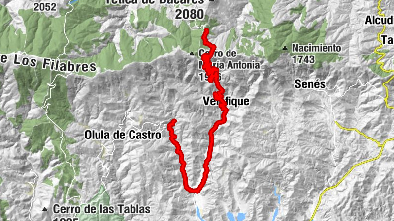Castro de Filabres - Velefique - Alto de Velefique