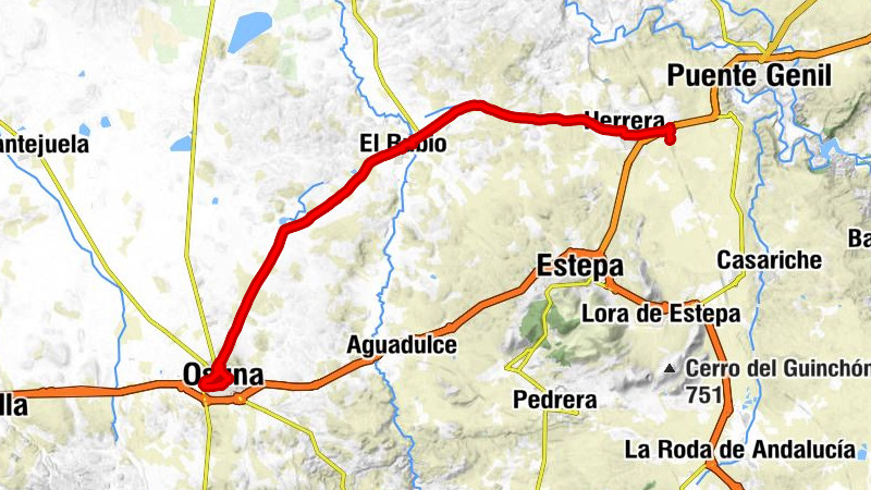 Puente Genil-Herrera - Herrera - Barriada "Apóstol Santiago" - Osuna