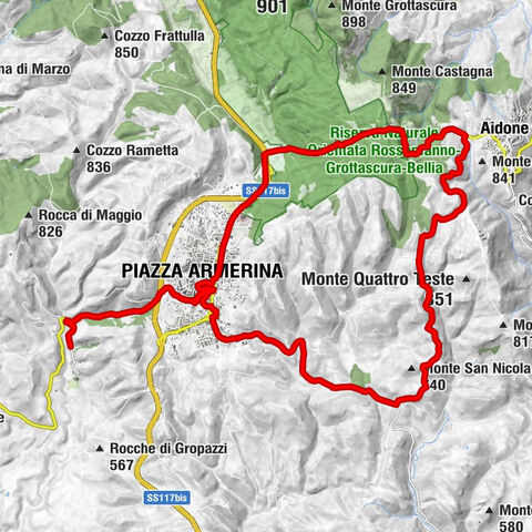 Trinacria - Trattoria La Ruota - Chiesa dell'Indirizzo - Serra Paolina