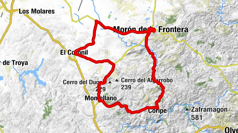 Iglesia de la Merced - Puerto de la Zorra - Venta El Potaje - Morón de la Frontera