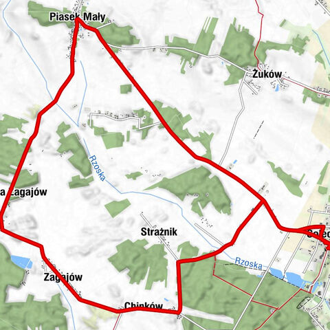 Solec-Zdrój - Kościół pw. świętego Mikołaja - Zakupnicy - Piasek Mały