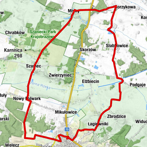 Busko-Zdrój - Kaplica cmentarna - Kościół pw. Wniebowzięcia Najświętszej Marii Panny w Szańcu - Kaplica