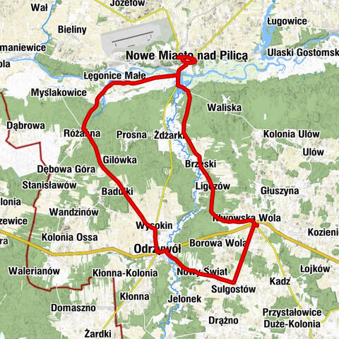 Klwów - Odrzywół - Nowe Miasto nad Pilicą - Kościół pw. Świętego Macieja Apostoła w Klwowie