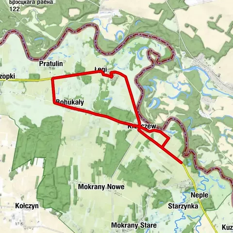 Łęgi - Krzyczew - Miasteczko - Majątek