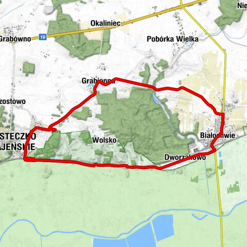 Miasteczko Krajeńskie - Dworzakowo - Białośliwie - Cielechówko