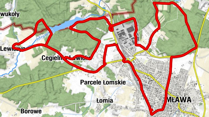 Andersa - Ruda - Cegielnia Lewicka - Mława