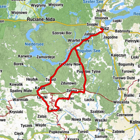 Pisz - Całkiem Włoska - Naleśnikarnia - Kościół pw. Matki Bożej Częstochowskiej