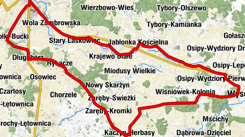 Zambrów - Osiedle Południowe Pierwsze - Wola Zambrowska - Kościół pw. Świętego Maksymiliana Kolbego