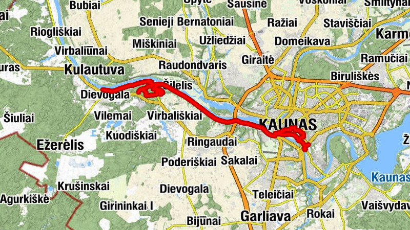 Kaunas - Kauno Šv. arkangelo Mykolo (Įgulos) bažnyčia - Kauno Šv. Gertrūdos bažnyčia - Kauno evangelikų liuteronų bažnyčia