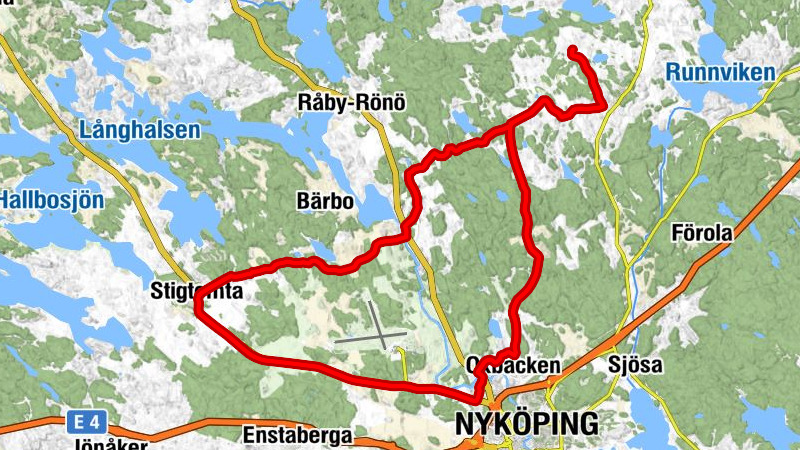 Nyköpings kommun - Skarpåker - Erikslund - Nyköping