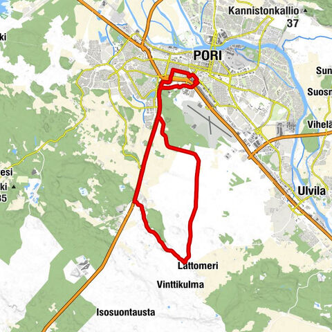 Pori - Riihiketo - Lattomeri