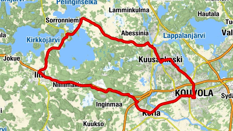 Kouvola - Torvikallio - Kivistenmäki
