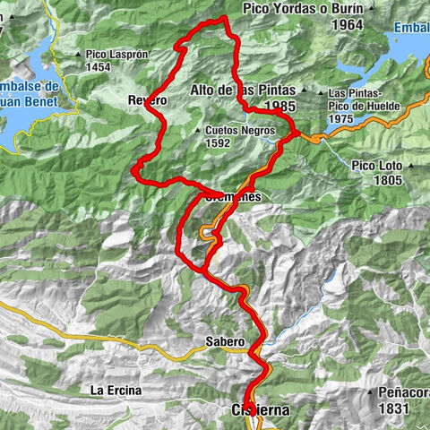 Cistierna - Mariscos El Tintero - Collada Hermosa - El Castro