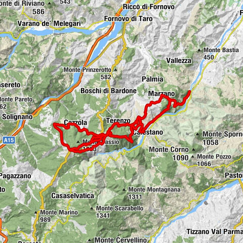 Blue River - Calestano - San Remigio - Monte Croce