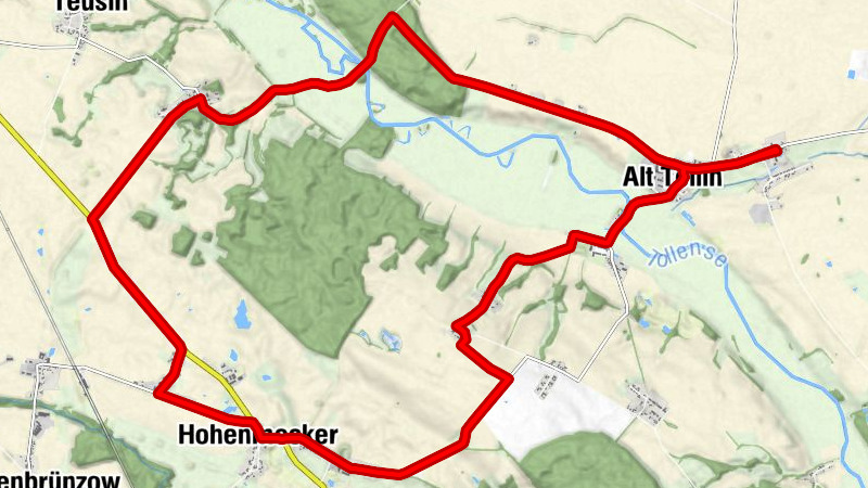 Alt Tellin - Roidin - Sternfeld - Hohenmocker