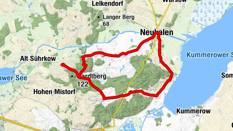 Pohnstorf - Hagensruhm - Neukalen - Kannenberg