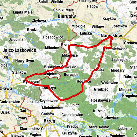 Namysłów - Kościół pw. Najświętszego Serca Pana Jezusa - Kościół pw. Najświętszej Maryi Panny Królowej Aniołów - Kościół filialny pw. Świętego Krzyża