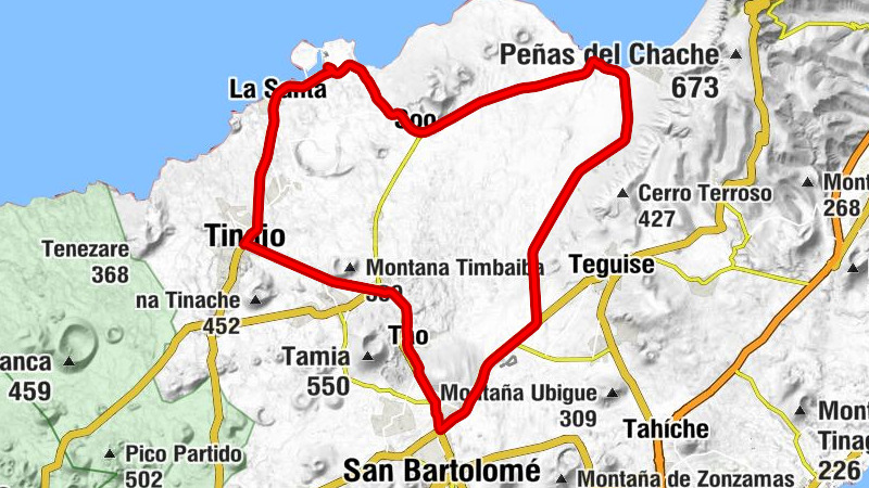 Urbanización la Santa Sport - Caleta de Caballo - Teleclub de Tao - Tinajo