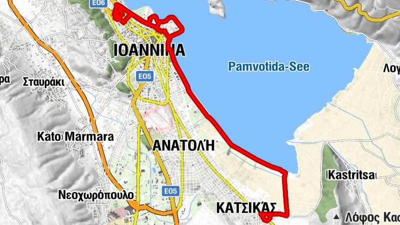 Κολχίδα - Κουρμανιό - Ιωάννινα - Κατσικάς