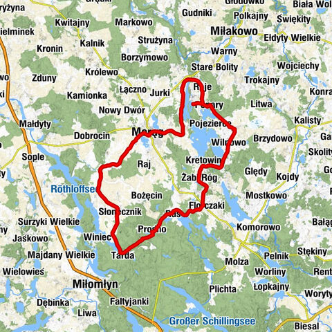 Roje - Kaplica pw. Świętego Wojciecha - Kościół pw. Świętej Barbary - Ponary