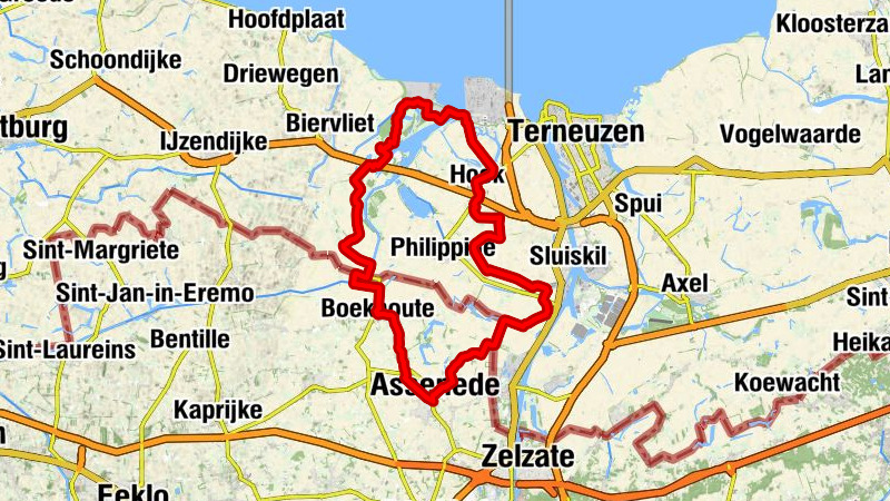 Assenede - Sint-Petrus- en Sint-Martinuskerk - Protestantse Kerk - Heilig Kruiskerk
